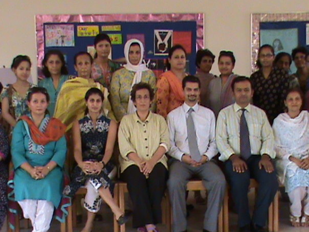 Cultural Group from all Asian Countries with Pooja and Jo. Caust (Australia) at Manesar - India